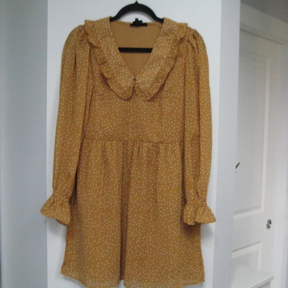 Wednesdays girls polka dot midi dress